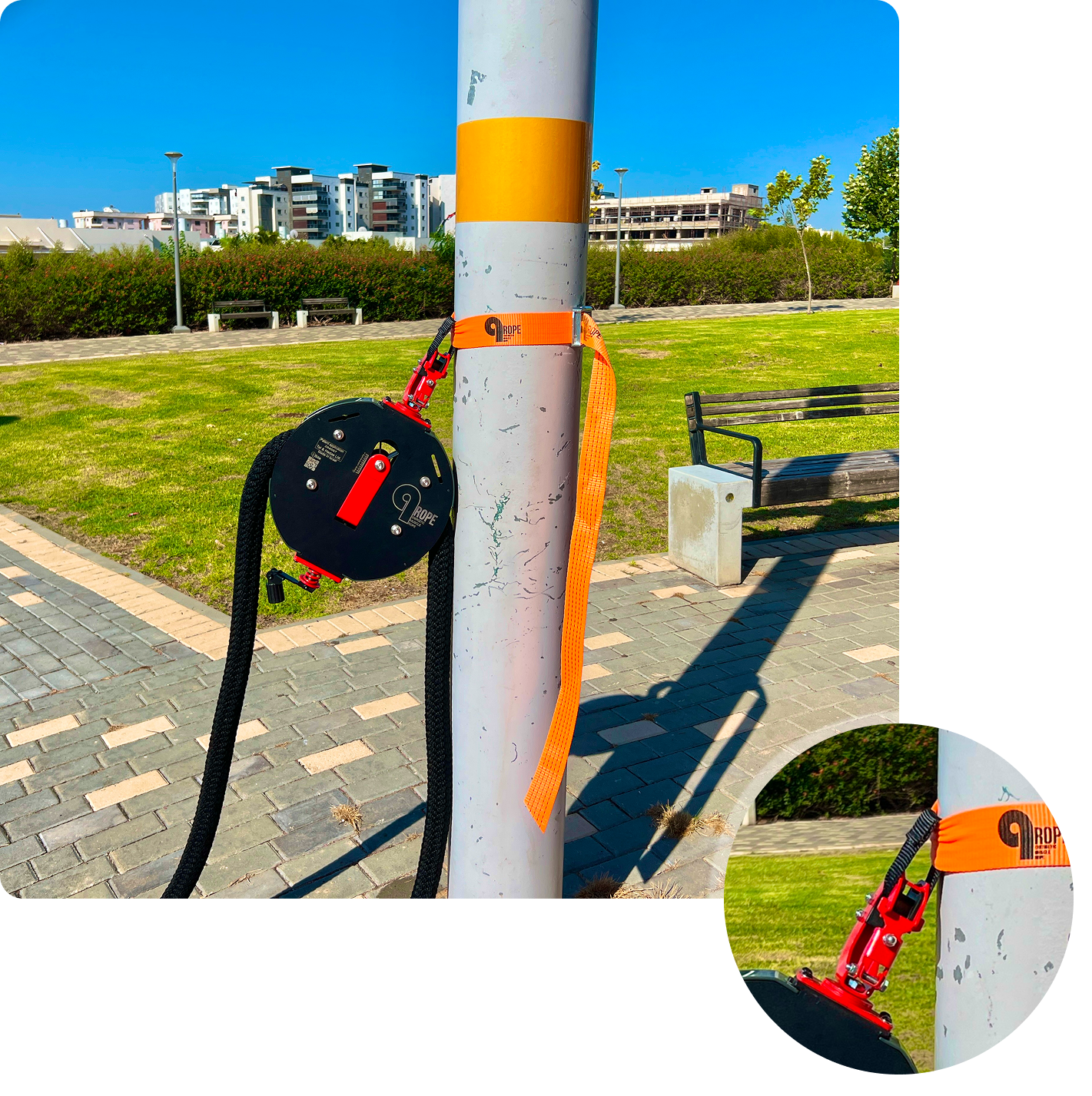 Quir Rope Q-Rope מתקן מהפכני לחיזוק שרירי הגוף בכל הרמות - Qrope